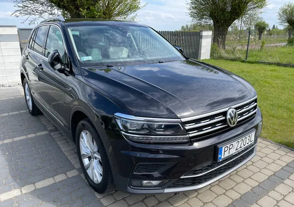 volkswagen szczecinek Volkswagen Tiguan cena 117000 przebieg: 128000, rok produkcji 2018 z Szczecinek
